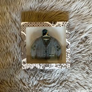 Grey Folklore Cardigan Ornament